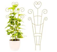 Trellis for Climbing Plants Outdoor,Metal Plant Support,Geranium Support Trellis - for Ivy Pothos Monstera Clematis Vine Garden Balcony Terrace Outdoor Gardeners