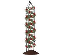 Trellis for Climbing Plants Outdoor - Trellis for Potted Plants | 5.7 Ft Metal Plant Trellis | Adjustable Cages Supports for Vegetable Jasmine Grape | Adjustable Climbing Support for Backyard Patio Pa