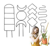 Trellis Potted Plants, Climbing Houseplant Support Frame, Metal Obelisk Structure, Compact Sturdy for Indoor Vines, Ivy, Morning Glories, Pothos, Flowers, Garden Decor Use