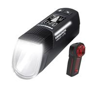 Trelock 2022100730 - Set di luci LED a batteria, unisex, per adulti, colore nero, taglia unica