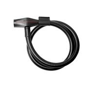 Trelock 2231260902 - Lucchetto a cavo unisex adulto, 85 cm, colore: Nero