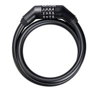 Trelock BC 360/110/6 - Catena con Lucchetto a Combinazione numerica, 110 cm, Colore: Nero