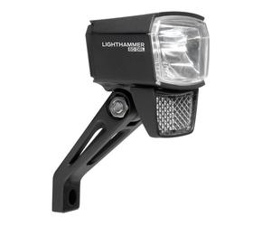 Trelock Faretto Anteriore LS 835-T Lighthammer Dinamo LED 80 Lux con Supporto ZL