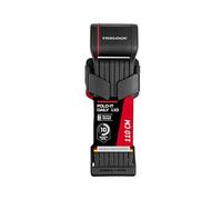 TRELOCK Fold-it Daily - Lucchetto pieghevole da 110 cm - con supporto a X Press con scomparto per il monitoraggio del giorno - Lucchetto per bicicletta adatto a tutti i telai