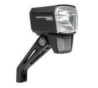 TRELOCK LS 805-T Lighthammer 60 Lux Dynamo Luce Bicicletta - Modalità Luce diurna - Include supporto a forcella ZL 410 - Omologato StVZO