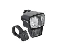 TRELOCK LS 940-HB - Lampada per bicicletta elettrica 150 lux, 12 V, con interruttore abbagliante e supporto per manubrio, approvato StVZO