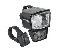 TRELOCK LS 940-HB - Lampada per bicicletta elettrica 150 lux, 12 V, con interruttore abbagliante e supporto per manubrio, approvato StVZO