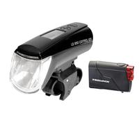 Trelock LS 950/720 Set luci a Batteria, Nero, 8004522
