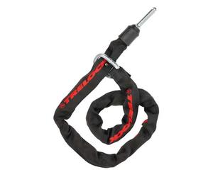 Trelock Lucchetto A Catena Zr 355 Plug-in 100 Cm Black / Red