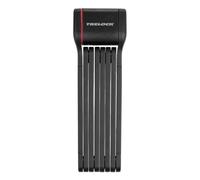 TRELOCK Fold-it Daily - Lucchetto pieghevole da 110 cm - con supporto a X Press con scomparto per il monitoraggio del giorno - Lucchetto per bicicletta adatto a tutti i telai