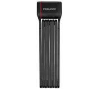 TRELOCK Fold-it Daily - Lucchetto pieghevole da 130 cm - con supporto a X Press con scomparto per il monitoraggio del giorno, lucchetto per bicicletta adatto a tutti i telai