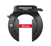 TRELOCK RS 560 Naz - Chiave non sfoderabile - Staffa quadrata in acciaio temprato - Livello di sicurezza 15