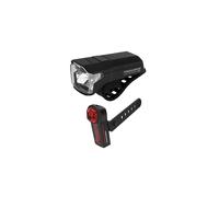 TRELOCK Set Luci Led Posteriore/Anteriore LS480 LIGHTHAMMER Batteria ricaricabil