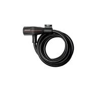 Trelock SK108, Lucchetto a Spirale Unisex Adulto, Nero, D8X1800 mm