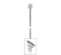 Trem Asta fanale bianco 360 gradi a LED EASY estraibile base Lunar H 600 mm L413