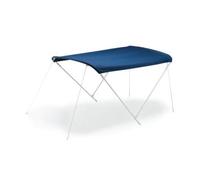 TREM CAPOTTINA TENDALINO Parasole Blu Due Archi 130 per Barca E GOMMONE