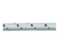 Trem Cima ancora trecciata poliestere bianco e nero d. mm 16 dan 460 - 170 mt T0