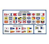 TREM CODICE Internazionale dei SEGNALI Adesivo 17 X 13 CM Accessori Nautica
