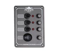 TREM Pannello Elettrico Serie Marine con interruttori stagni + Pulsante Tromba e spie Luminose