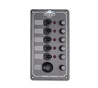 TREM Pannello Elettrico Serie Marine con interruttori stagni + Pulsante Tromba e spie Luminose