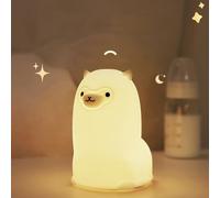 Tremdwoto lampada alpaca Luce notturna per bambini, 7 Colore Lampada da notte per alpaca Luce notturna a batteria per camera dei bambini,Regali per ragazzi e ragazze