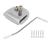 Tremolo Bridge, Electric Guitar Spring Stabilizer Device, Zinc Alloy Tailpiece Replacement, 7,87 x 5,51 x 1,97 pollici Packaging, for Vintage Musical Instrument Repair and Guitarist Use