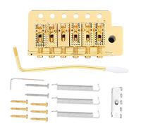Tremolo Oro per Chitarra con Vibrato a Bloccaggio Singolo a Rullo Coda a Bordo Facile da Installare per Creazione Manuale di Vibrato Vero Adatto a Chitarre ST