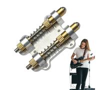 Tremolo Stabilizer - Floating Guitar Stabilizing Device | Double Bridge Systems Stopper | Back To Precise Neutral Zero Position Smooth Foundation Aluminum Brass Material Comfortable Install