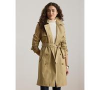 Trench con cintura Beige S Tinta unita