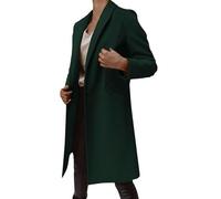 Trench da donna foderato in pile per autunno inverno | Cappotto monopetto con cintura alla moda con colletto con risvolto linguette regolabili sui polsini 2 tasche per le mani