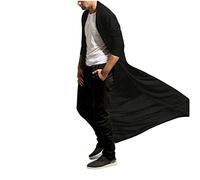 Trench da Uomo Gotico Steampunk Slim Fit Casual Bomber per Il Tempo Libero Motociclista Giacca Cappotto Giubbotti Casuale Vintage Moda Streetwear vestibilità Normale Semplice Traspirante