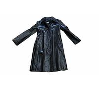 TRENCH DONNA IN PELLE STUDIO GIANFRANCO FERRE' NERO TG M