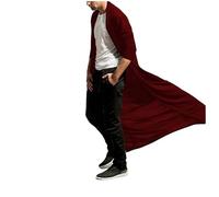 Trench Giacca a vento da uomo, lunga, oversize, traspirante, cardigan | Giacca leggera e sottile per le mezze stagioni, tinta unita, giacca per il tempo libero, per attività all'aperto