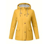 Trench Impermeabile Donna Giubbotto Mantelle Getta Poncho Giacca per La Pioggia Trasparente Running Giubbotti Antipioggia Donna Inverno Militare Moto Antivento Running S