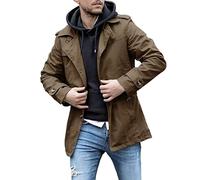 Trench lungo da uomo, oversize, elegante, per le mezze stagioni, per | Giacca per il tempo libero, taglie grandi, giacca da lavoro in stile inglese, giacca da lavoro, formale, da matrimonio