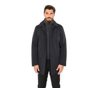 Trench Uomo Invernale Impermeabile Tessuto Tecnico Lungo Soprabito Elegante