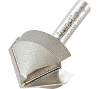 Trend 11/30 x 1/4TC Chamfer V Groove cutter 45 Degrees - argento