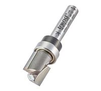 Trend 46/913X1/4TC Bit 46/913X1/4TC X Professionale 1/4" Shank Bearing Guided Trimming Router Cutter Bit Diametro Taglio Lunghezza 12,7 mm Carburo di tungsteno, Argento