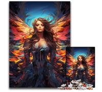 Trend_Angel_colorful_ Puzzle da 1000 pezzi per adulti Puzzle per adulti per adolescenti e famiglie Decorazione fai da te perfetta e sfida rompicapo 1000 pezzi (75x50 cm)