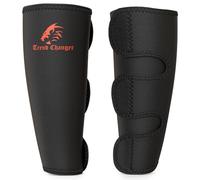 Trend Changer Parastinchi per sollevamento pesi, 5-7 mm di spessore, in neoprene, per parastinchi EasyWear, stacchi da terra, boxjump, crossfit, regolabile, fascia per polpaccio, per uomini e donne