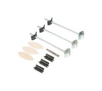 TREND connettore per piano di lavoro Zipbolt Standard, confezione da 3 pz small silver