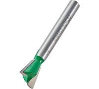 Trend CraftPro C041AX1/4TC - Punta per fresa a coda di rondine, gambo da 1/4", diametro di taglio 12,7 mm e sperone di 104 gradi, punta in carburo di tungsteno