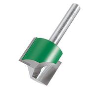 Trend CraftPro Fresa Dritta a Due Taglienti, Codolo 1/4 Pollice, Diametro di Taglio 24mm e Lunghezza di Taglio 19mm, metallo duro (TCT), C032CX1/4TC