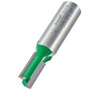 Trend CraftPro Fresa Dritta a Due Taglienti, Gambo 1/2 Pollice, Diametro di Taglio 10mm e Lunghezza di Taglio 19.1mm, metallo duro (TCT), C016X1/2TC