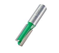 Trend CraftPro C022X1/2TC - Punta per fresa dritta a due scanalature, gambo da 1/2", diametro di taglio 12,7 mm e lunghezza di taglio 32 mm, punta in carburo di tungsteno