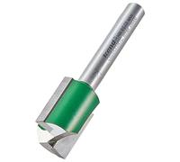 Trend CraftPro C025AX1/4TC - Fresa dritta a due scanalature, gambo da 1/4", diametro di taglio 16 mm e lunghezza di taglio 19 mm, punta in carburo di tungsteno, C025AX1/4TC