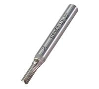 Trend CraftPro C002X1/4TC - Fresa a due scanalature, gambo da 1/4", diametro di taglio 4 mm e lunghezza di taglio 11,1 mm, punta in carburo di tungsteno, C002X1/4TC