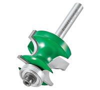 Trend CraftPro fresa guidata per cornici angolari, codolo 1/4 | Profilo cornice preciso: Ø31,9 mm, L22,5 mm, R7 mm, TCT, C215X1/4TC