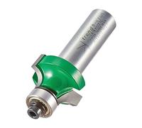 Trend CraftPro Fresa per bordi arrotondati con guida, codolo 1/2 pollice, raggio 6,3 mm, lunghezza di taglio 12,7 mm, include cuscinetti multipli, metallo duro (TCT), C076X1/2TC