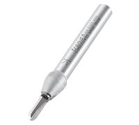 Trend CraftPro Fresa per cavetto, codolo 1/4 pollice, raggio 1,6 mm e diametro di taglio 3,2 mm, metallo duro (TCT), C050X1/4TC